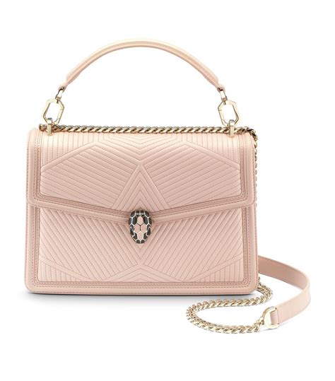 bvlgari serpenti bag light pink